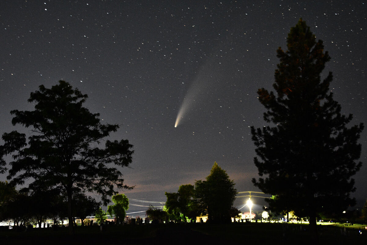 Trail of Cosmic Light